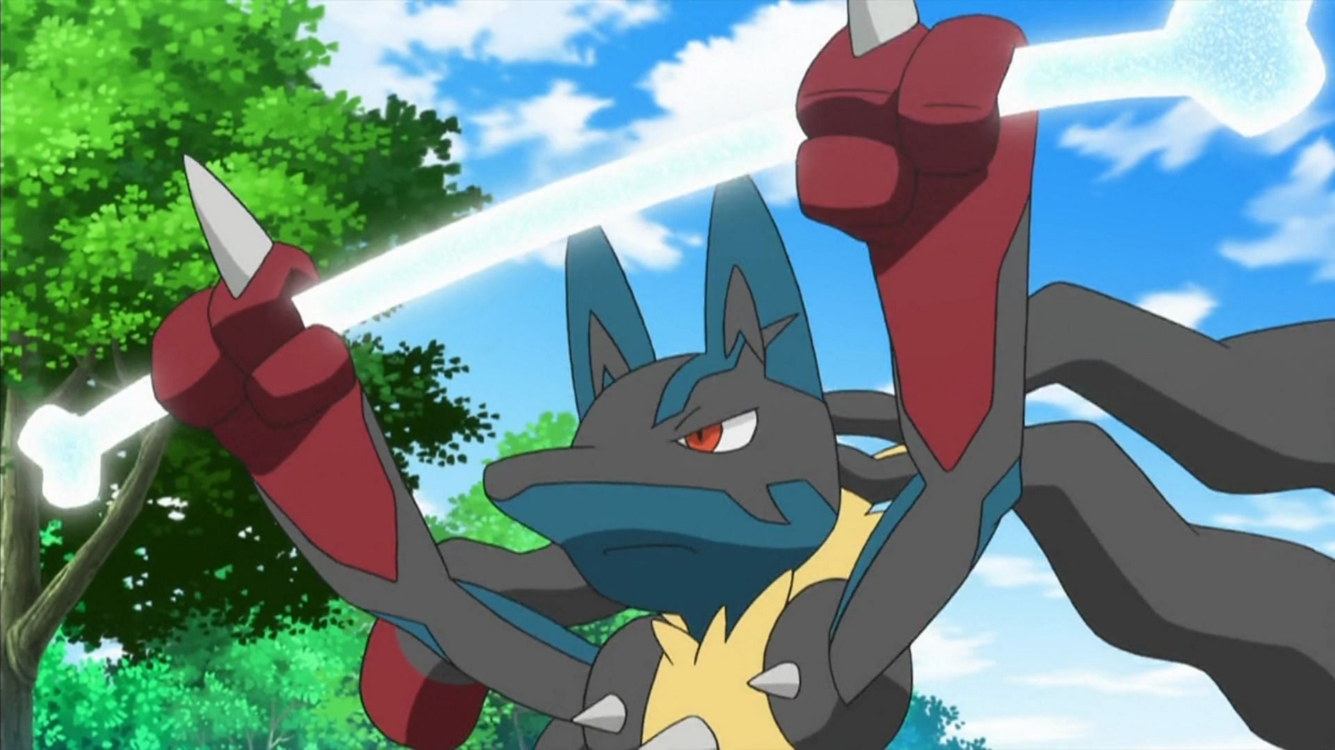 Mega Lucario retains its Steel and Fighting typing (Image via The Pokemon Company)