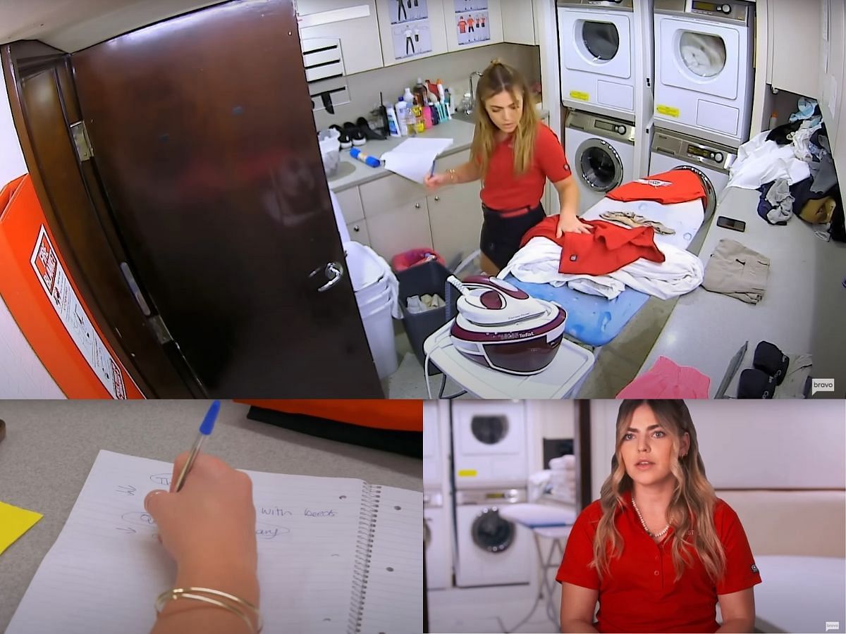 Stills from Below Deck Mediterranean season 9 episode 8 (Images via YouTube/ @Bravo)