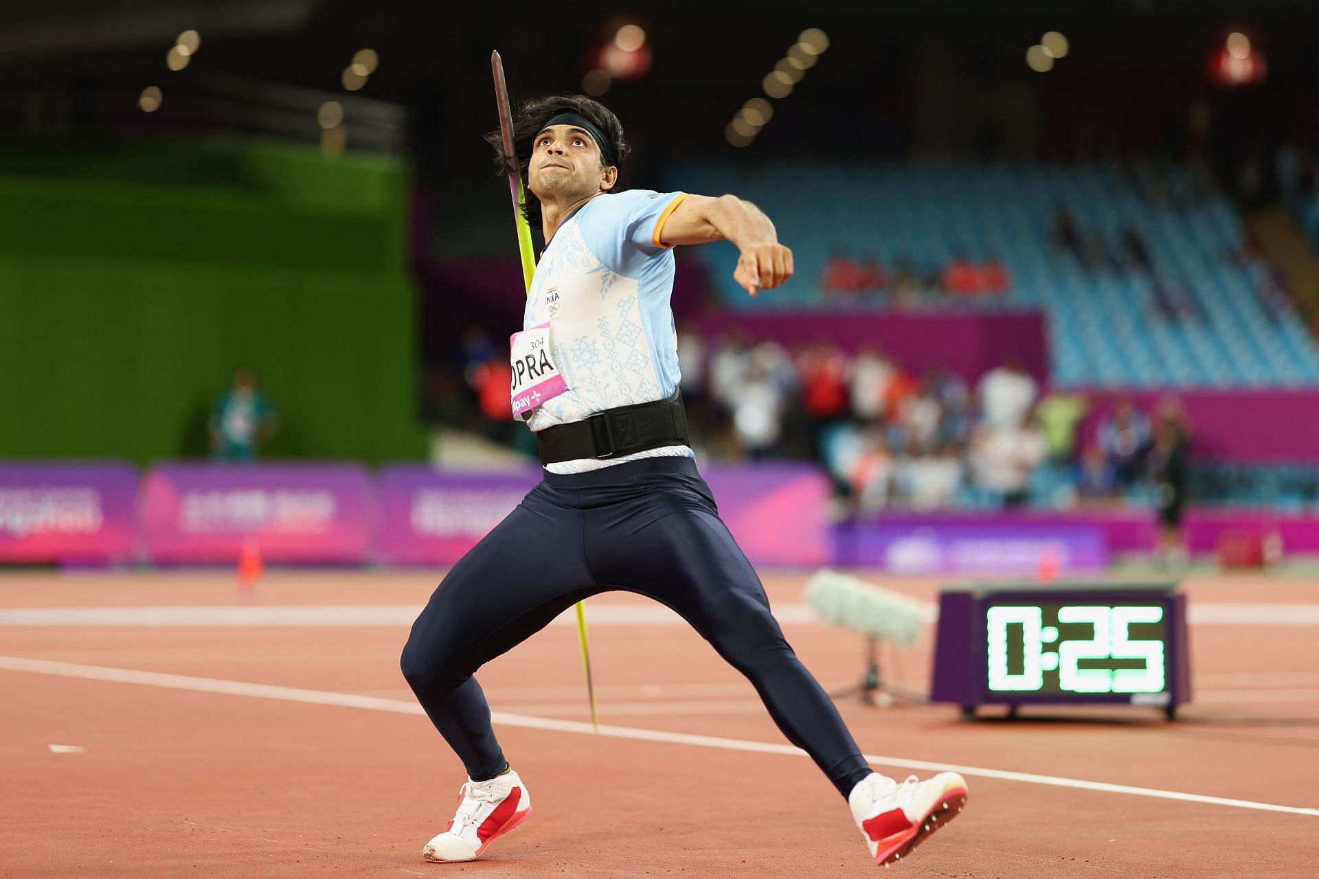 Neeraj Chopra in action - Image by Getty Images