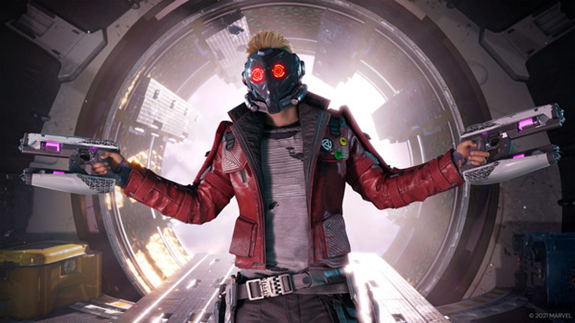 The game only lets you play as Star-Lord (Image via Square Enix)