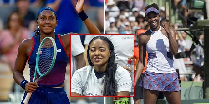 Coco Gauff's mother Candi celebrates daughter becoming youngest American woman since Venus Williams to win an Olympics singles match