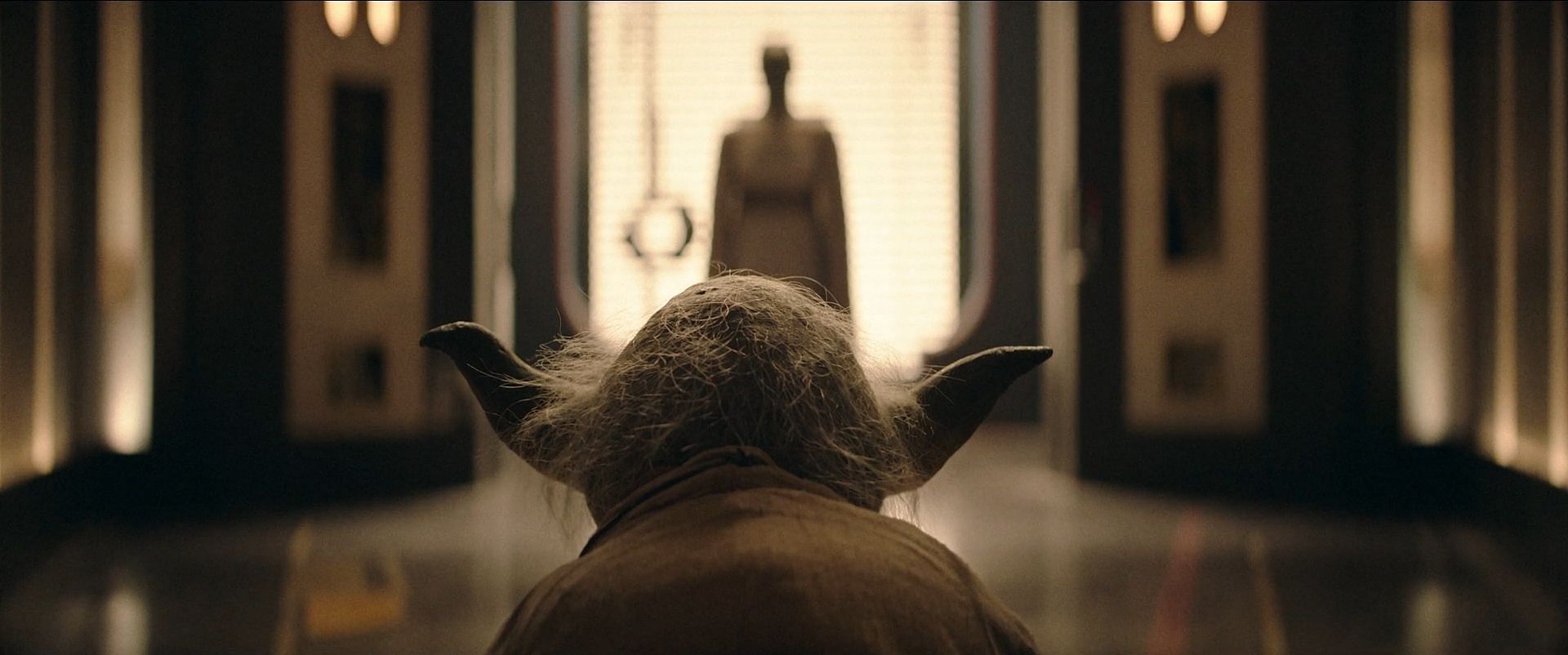 The Stranger&#039;s actions may have tipped off Yoda about the Sith. (Image via Disney+)