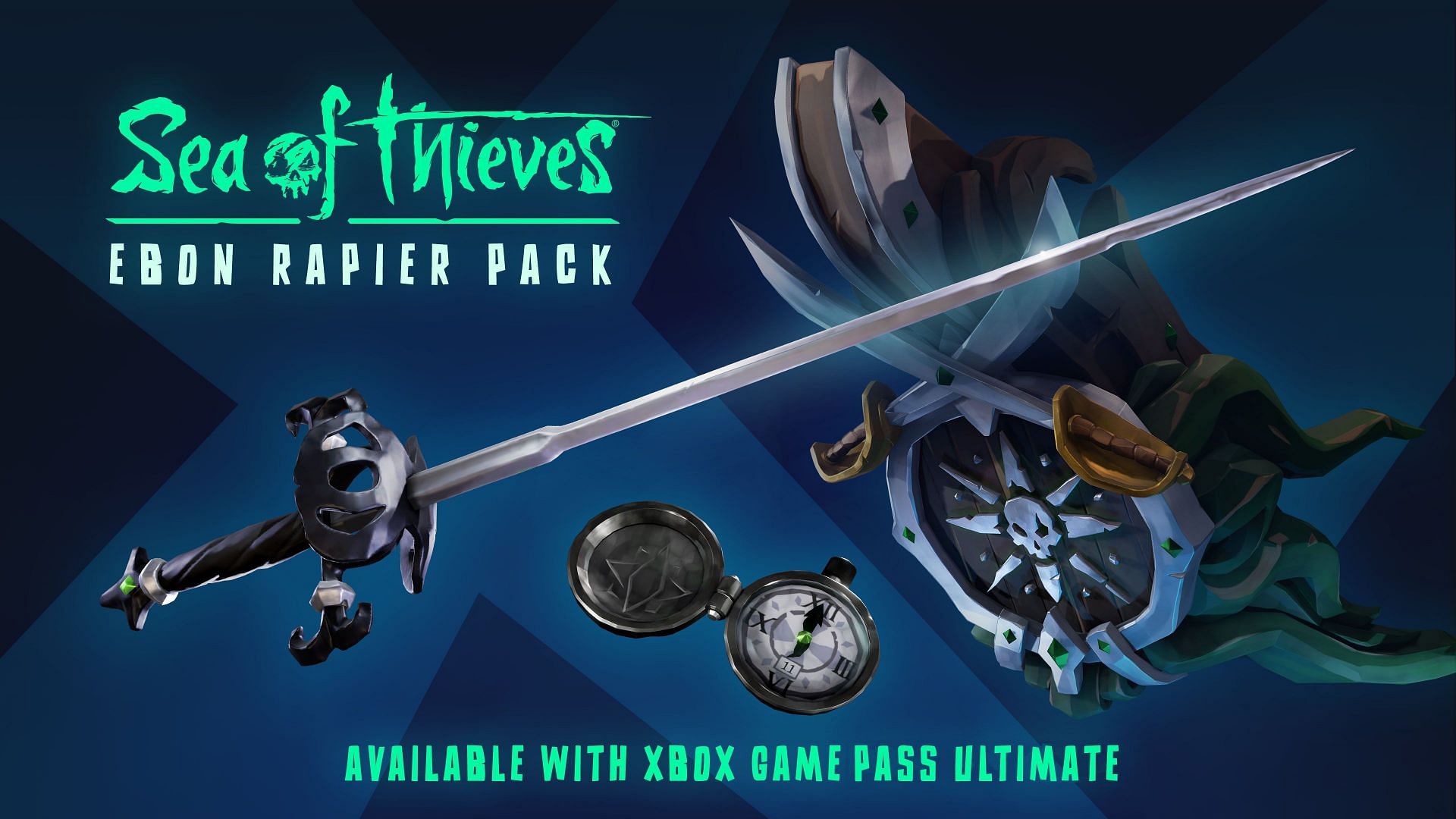 Ebon Rapier Pack in Sea of Thieves.