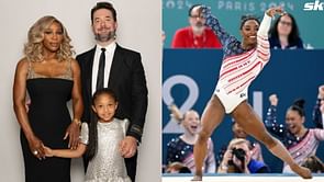 "I keep forgetting to film Simone Biles" - Serena Williams & daughter Olympia watch USA women's gymnastics team reclaim gold at Paris Olympics