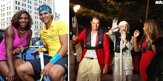 Serena Williams' hilarious comment about being Rafael Nadal's "booty sibling" goes viral in light of duo reuniting to carry Olympic torch in Paris