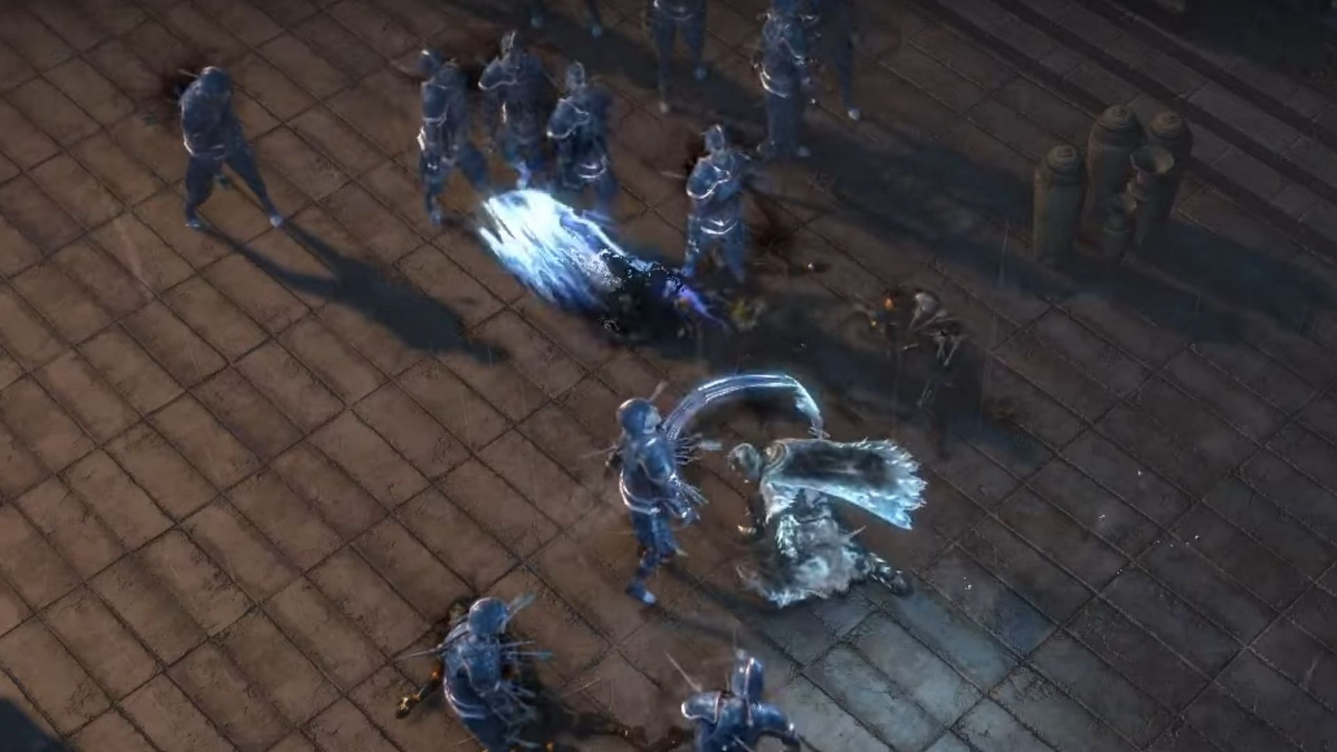 Frost blades wrap melee single target and projectile AOE into one ability (Image via Grinding Gear Games)