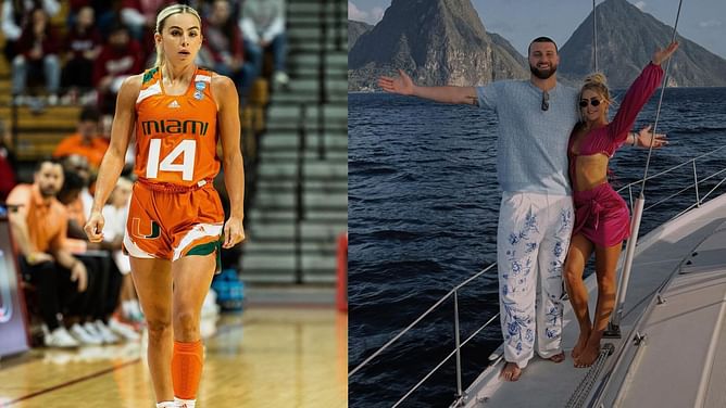 "Random drug test coming soon": Fans react as Miami's Haley Cavinder and Cowboys TE Jake Ferguson try to play a prank on their fans