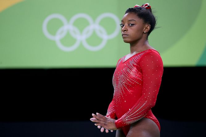 Simone Biles hits out a fan calling her Taylor Swift floor music 'the worst' at U.S. Gymnastics Olympic Trials