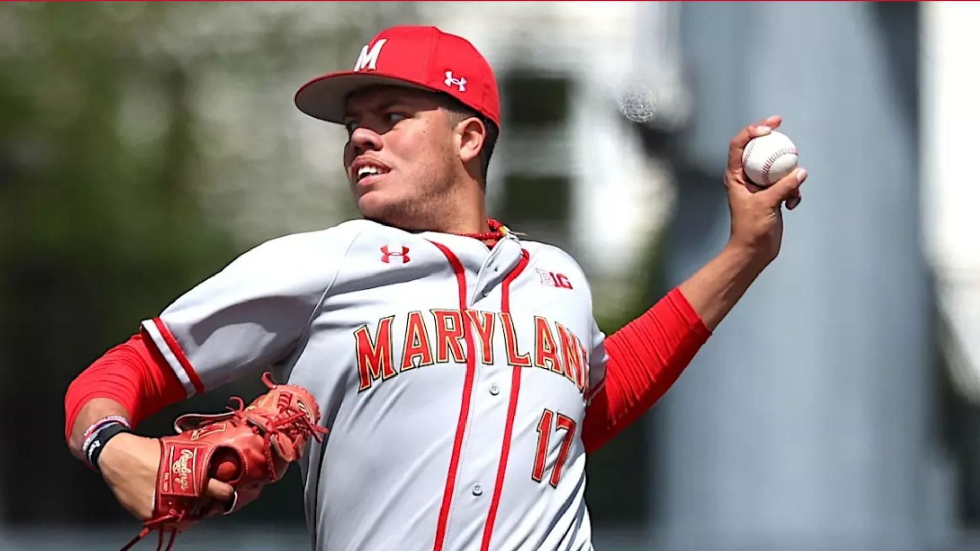 Omar Melendez appeared in 14 games (six starts) and went 5-2 with a 4.64 ERA in 52 1/3 innings played. (Image via Maryland Terrapins website)