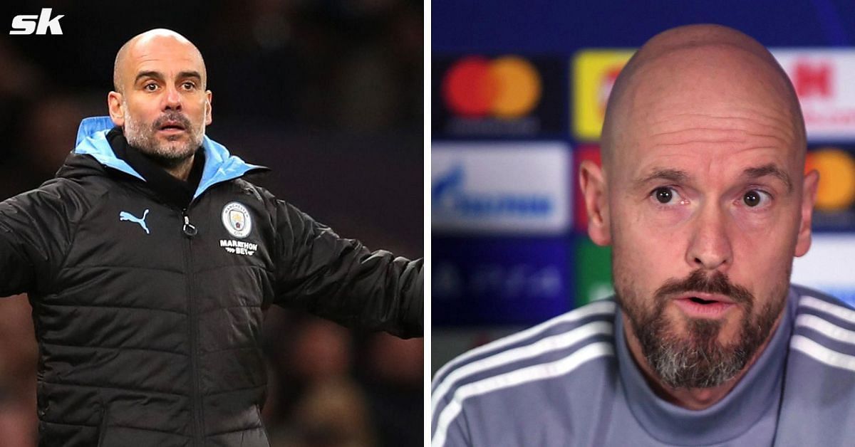 Pep Guardiola and Erik ten Hag