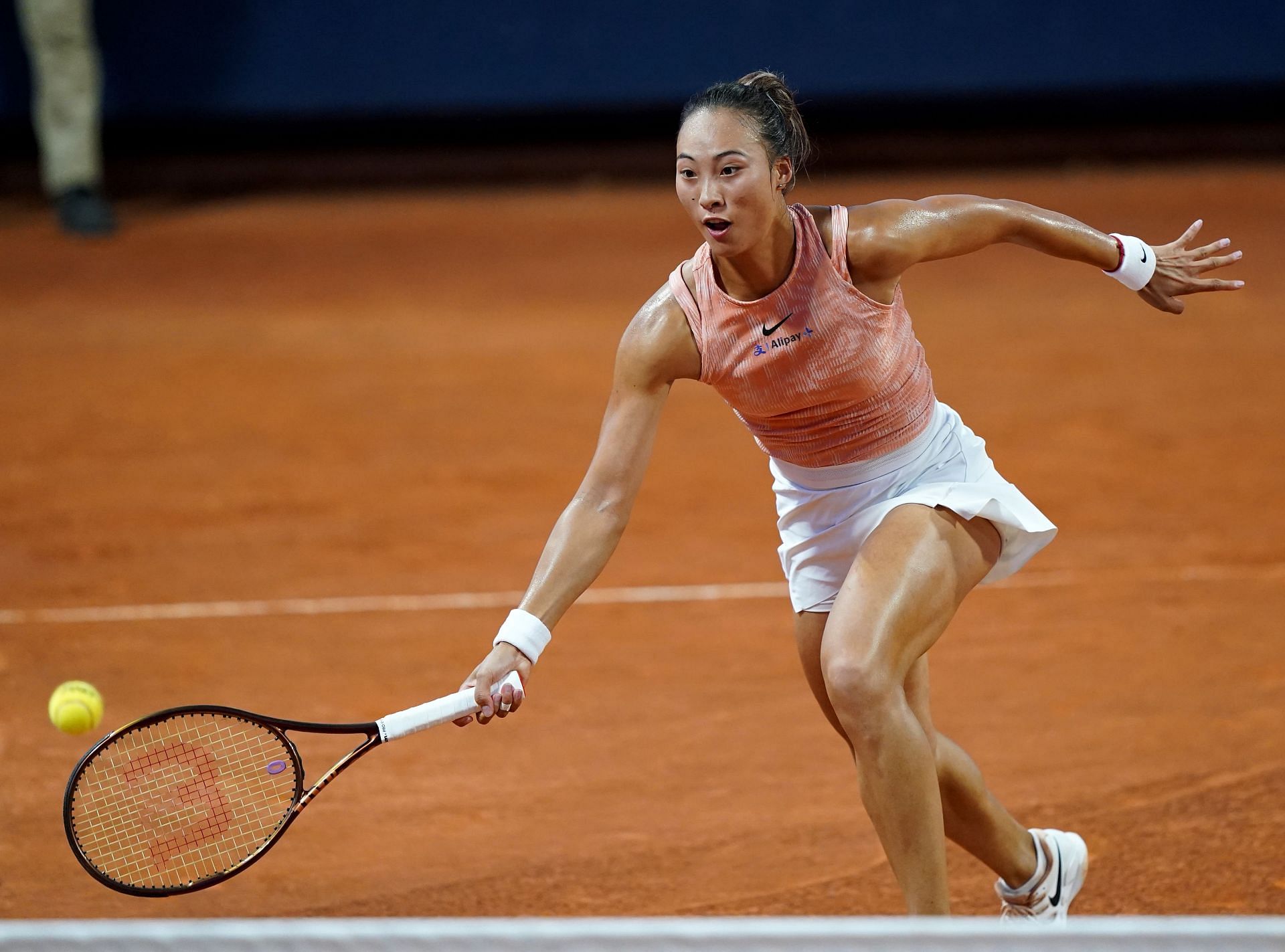 Zheng Qinwen could make history in Paris (IMAGE: GETTY)