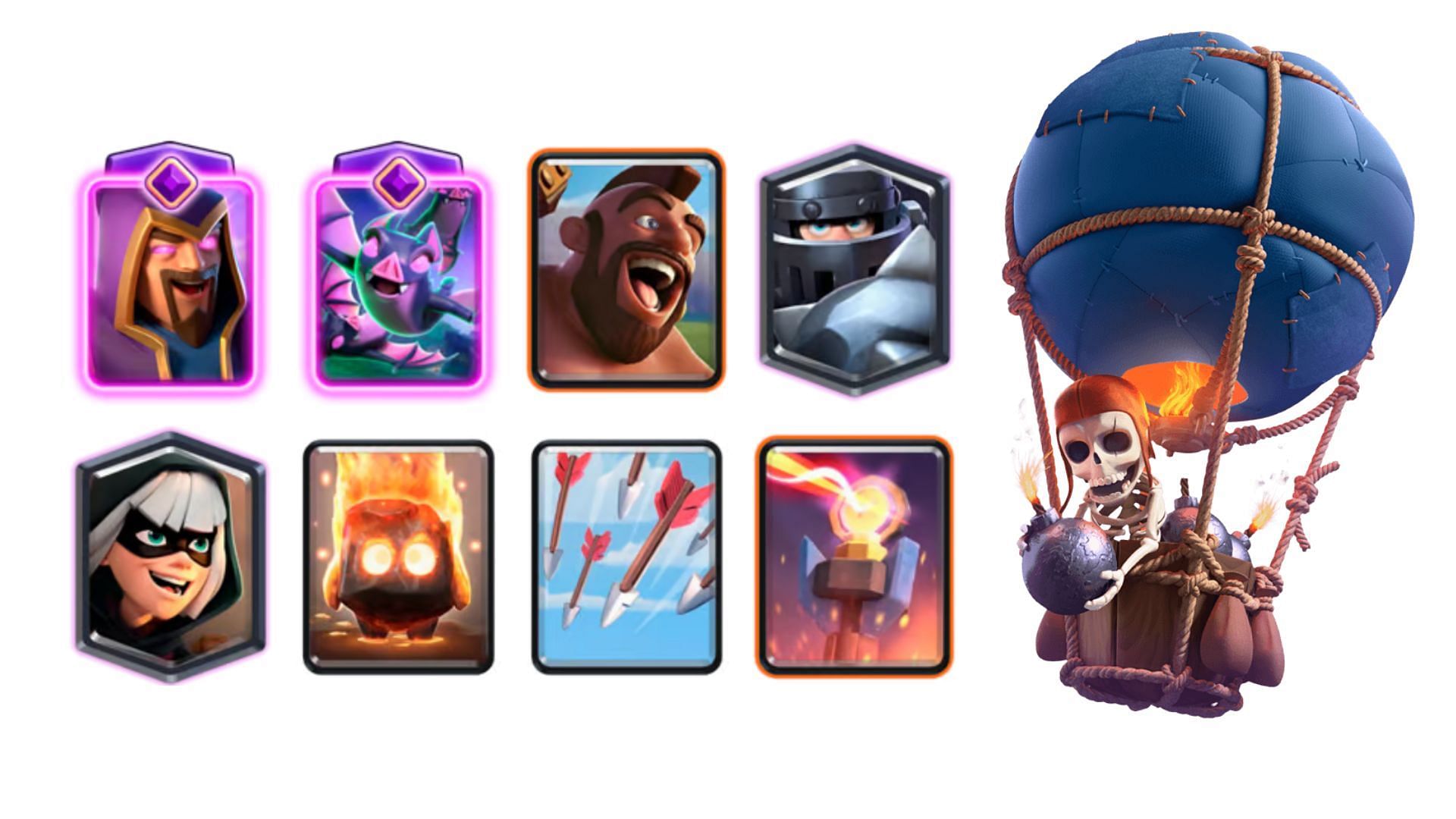 Hog MK deck in Clash Royale (Image via SuperCell)