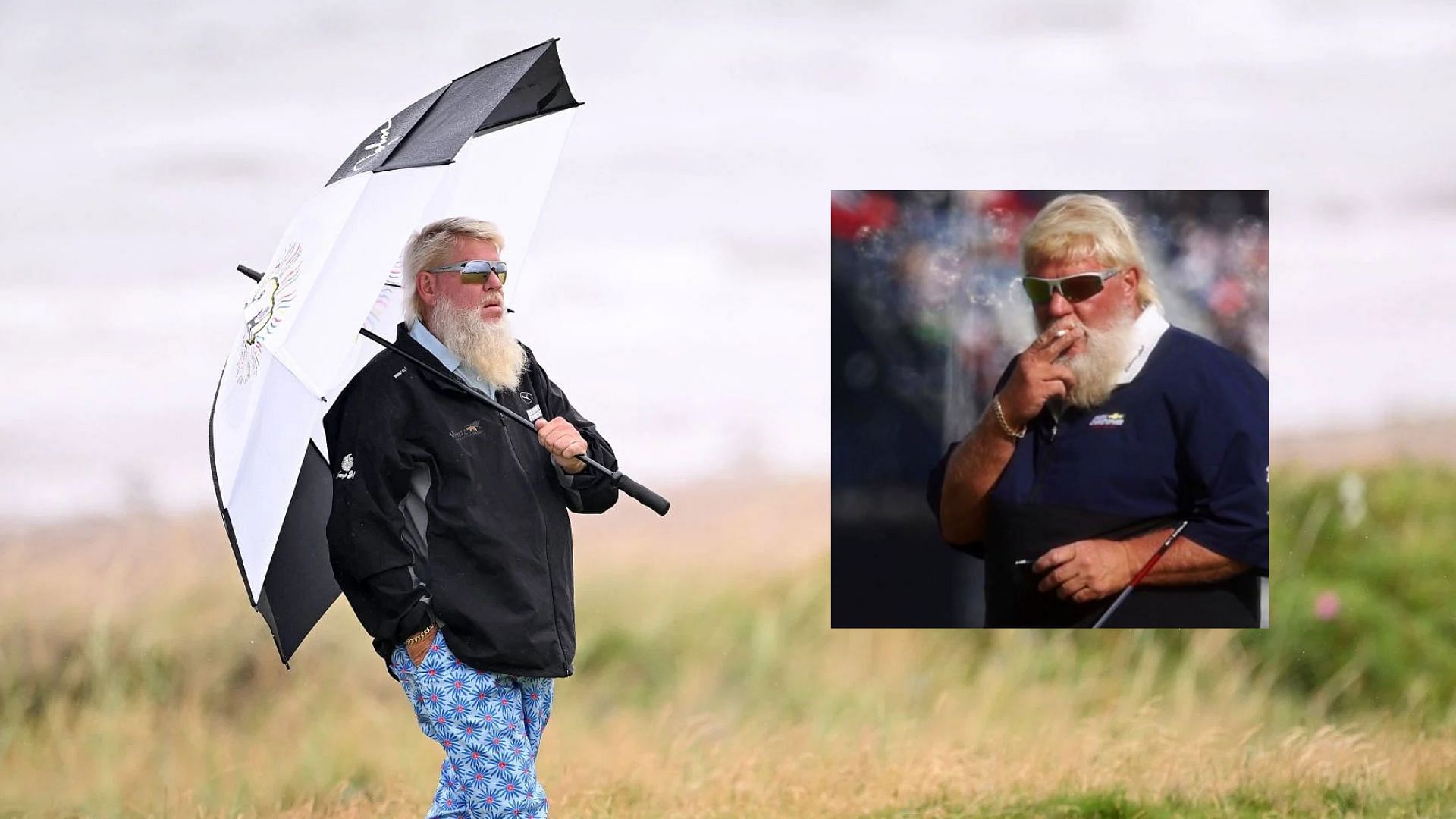 John Daly (Image via Getty and @JohnDaly/X)