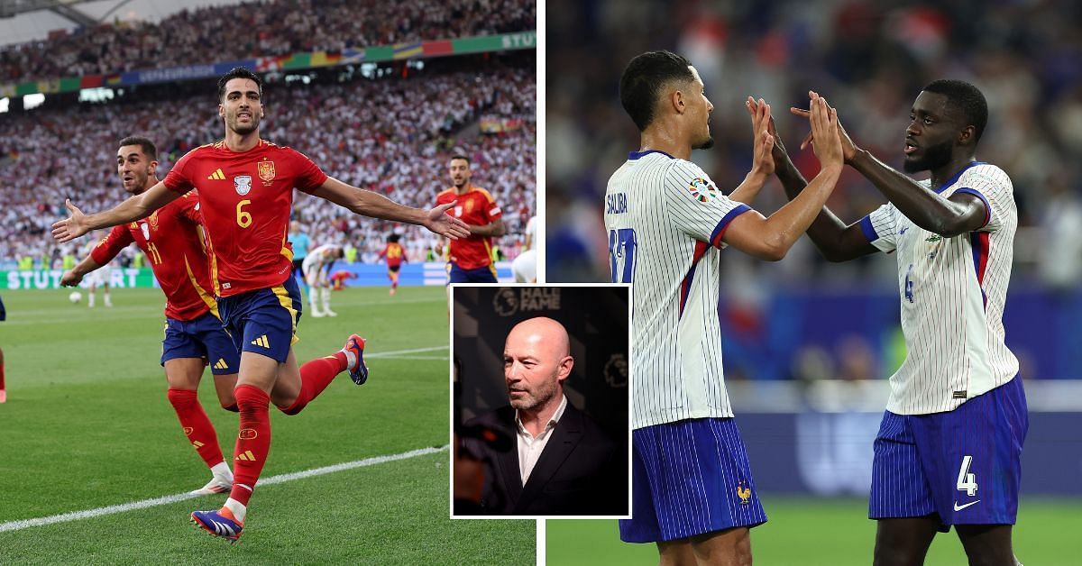 Alan Shearer predicts winner of Spain and France