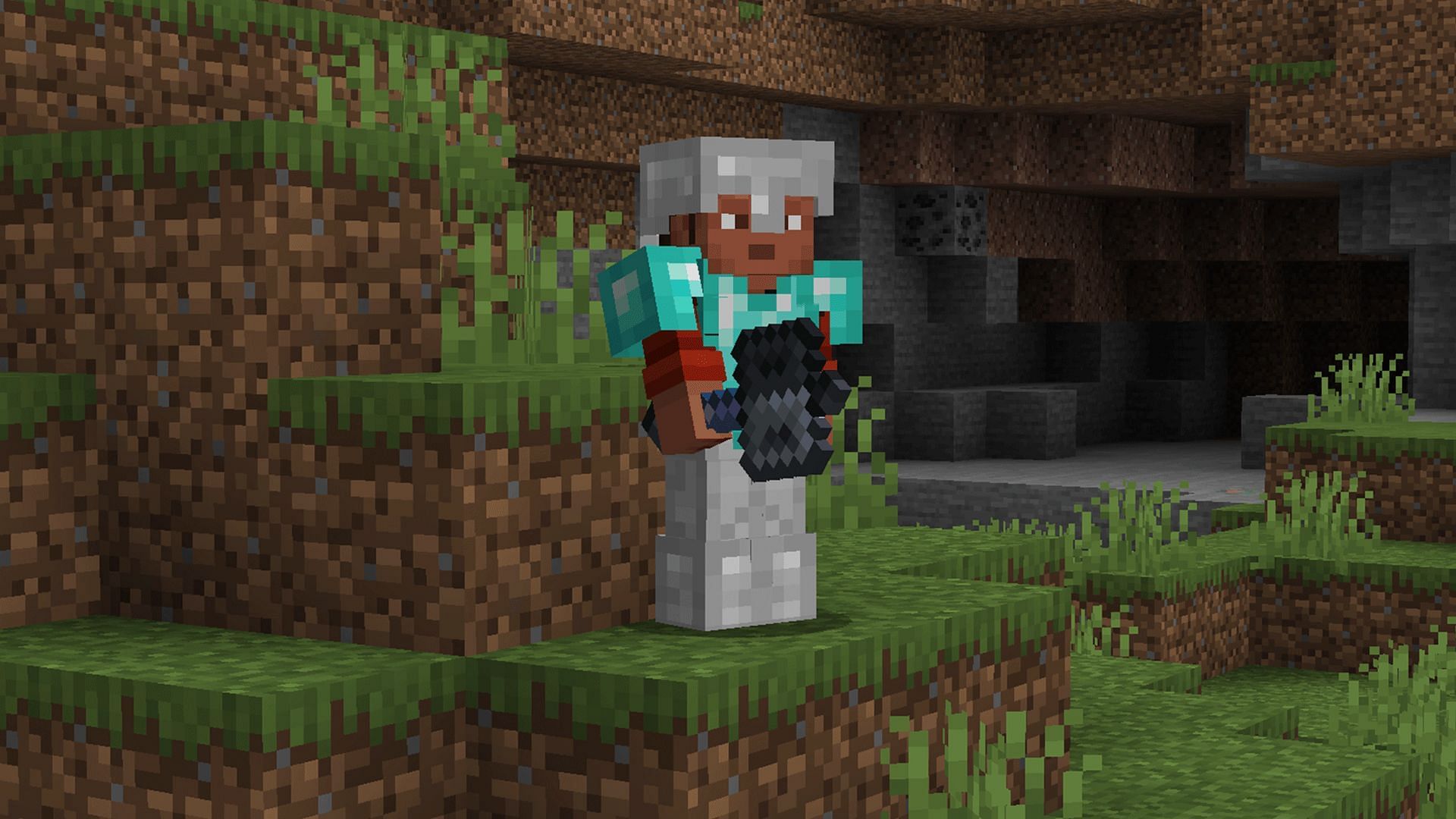 Density increases the damage attack of the mace per block (Image via Mojang Studios)