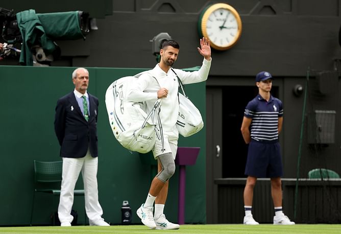 Why was Novak Djokovic allowed to wear non-white knee protection gear at Wimbledon despite traditional dress code? All you need to know