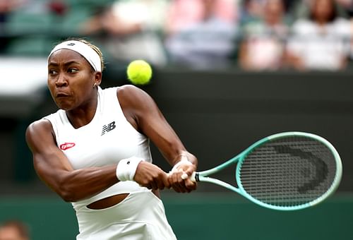 Coco Gauff at The Championships - Wimbledon 2024.