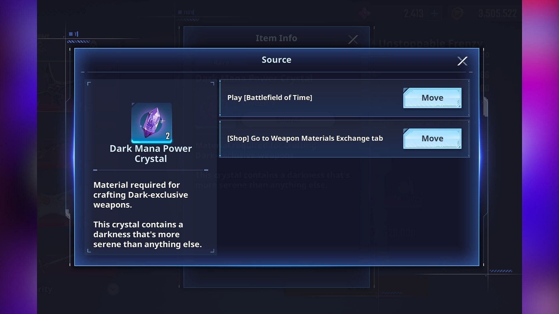 You can farm crafting materials by playing various game modes (Image via Netmarble)