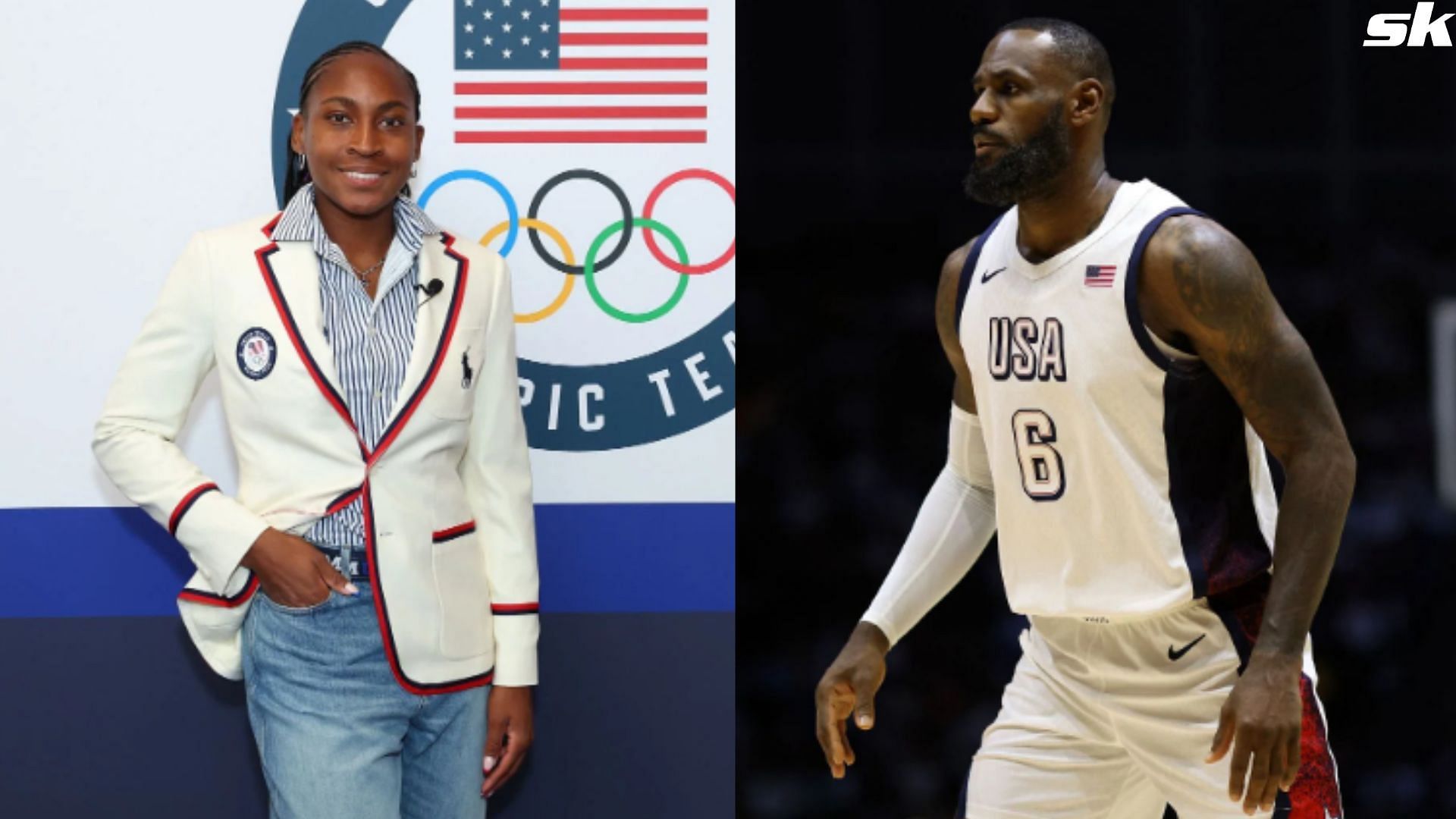 Coco Gauff and LeBron James selected as the U.S. flagbearers for the 2024 Paris Olympics (All Pictures: Getty)