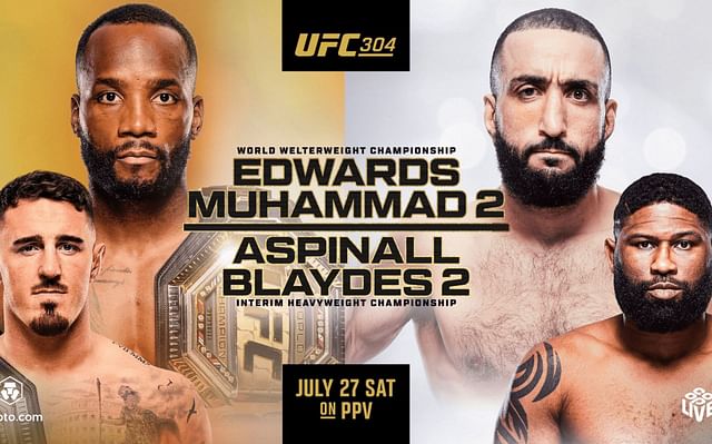 Manchester: UFC 304: Leon Edwards vs. Belal Muhammad 2 - Main card ...