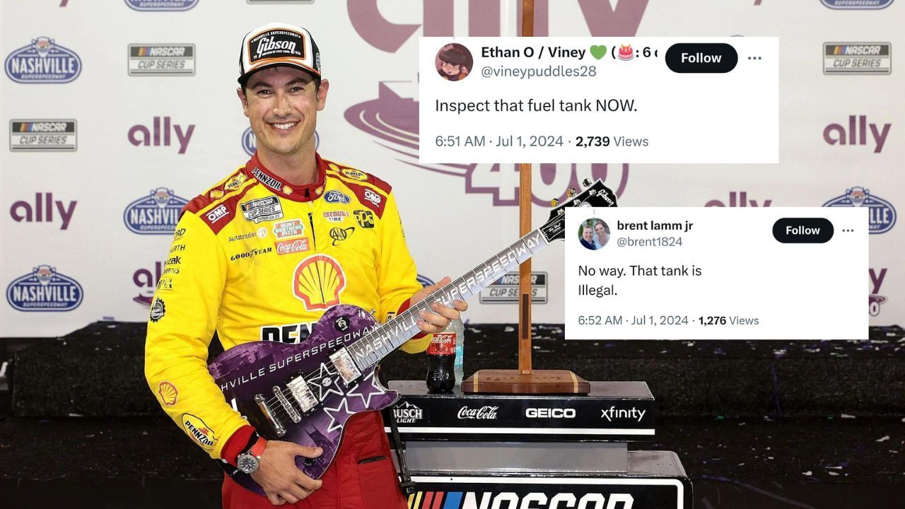 Fans reacted to Joey Logano