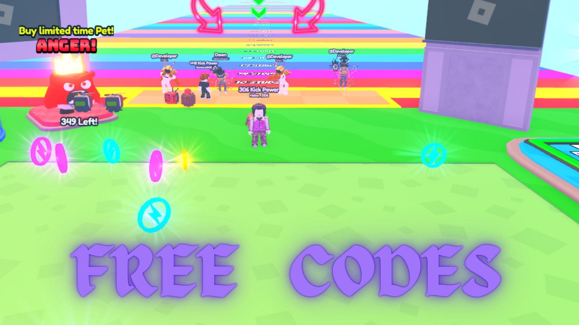 Free Active codes in Kick a Friend (Image via Roblox || Sportskeeda)