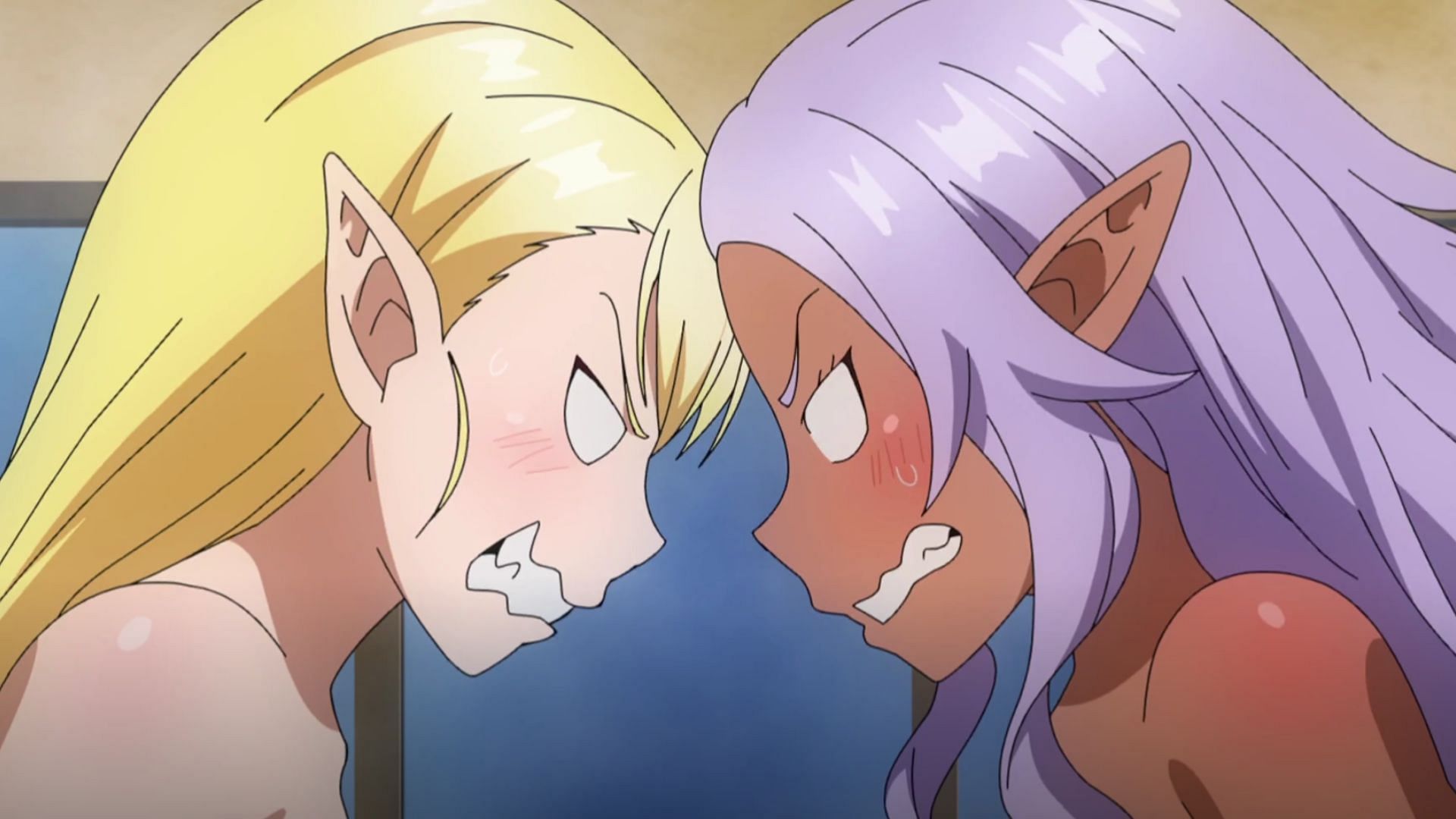 Elfuda and Kuroeda as seen in Plus-Sized Elf episode 3 (Image via Elias)