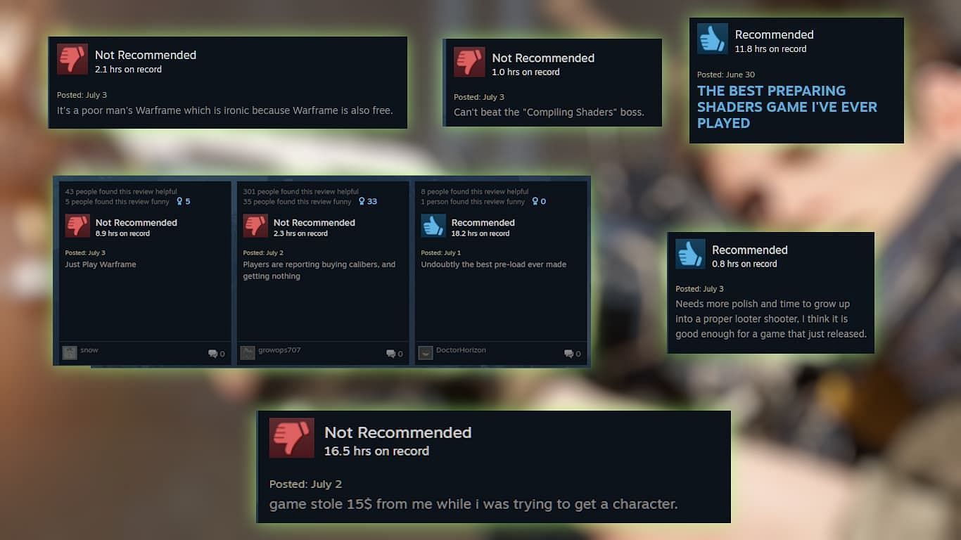 The First Descendant is a mixed bag if Steam reviews are anything to go by (Image via Steam)