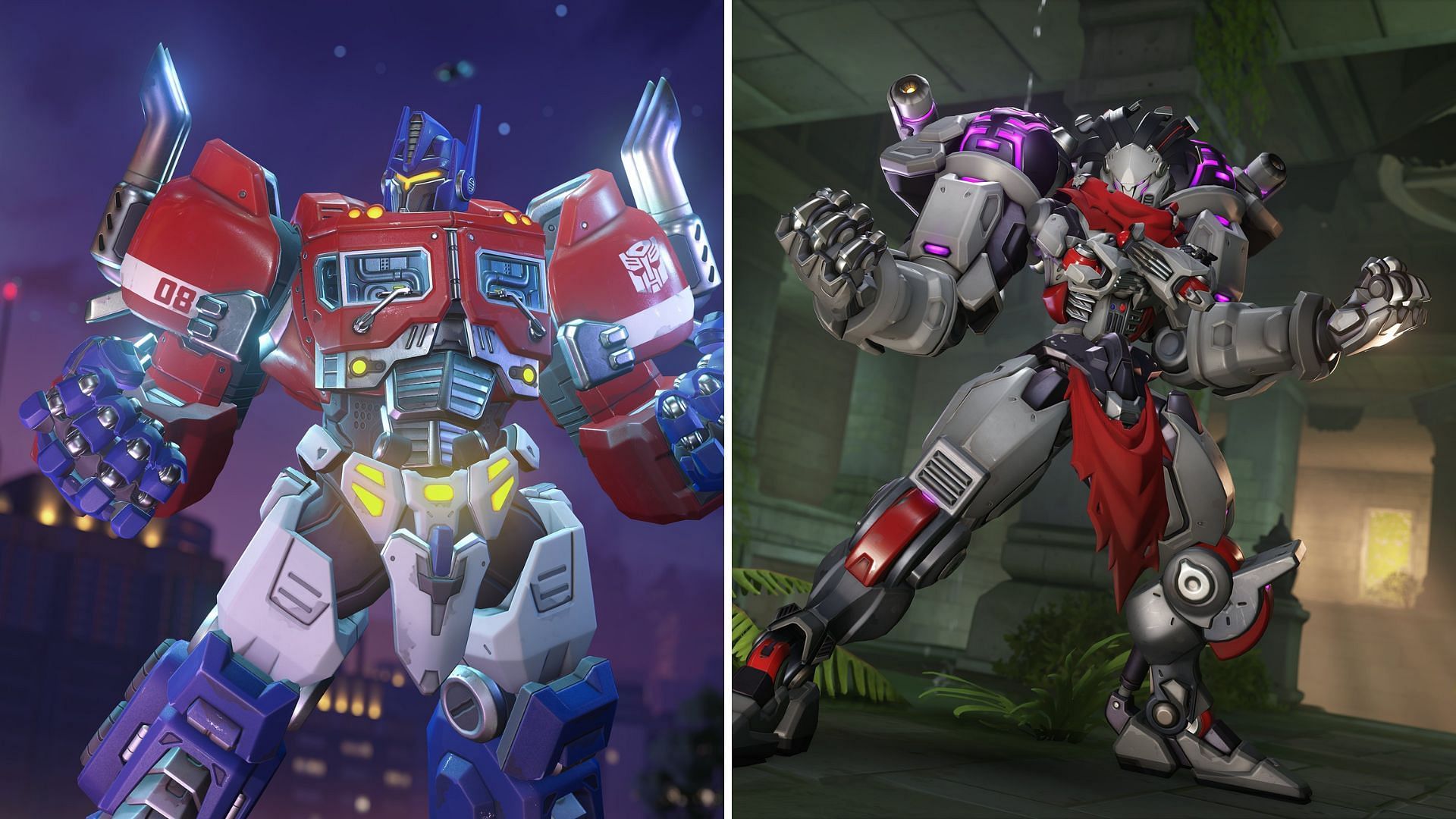 All content inside Transformers Mega bundle in Overwatch 2 (Image via X/@OverwatchNaeri)