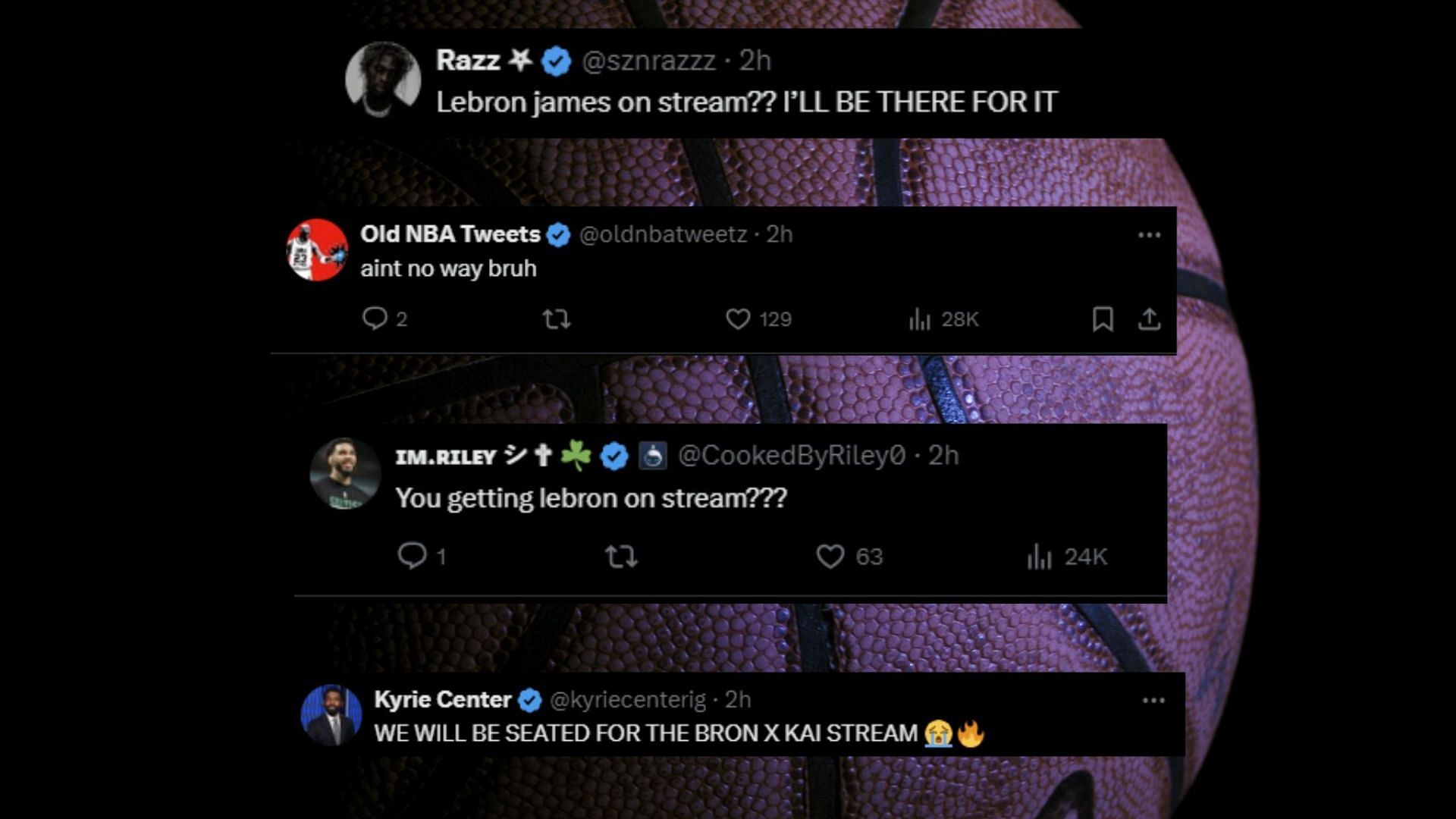 Fans on X react to the LeBron photo with Kai Cenat