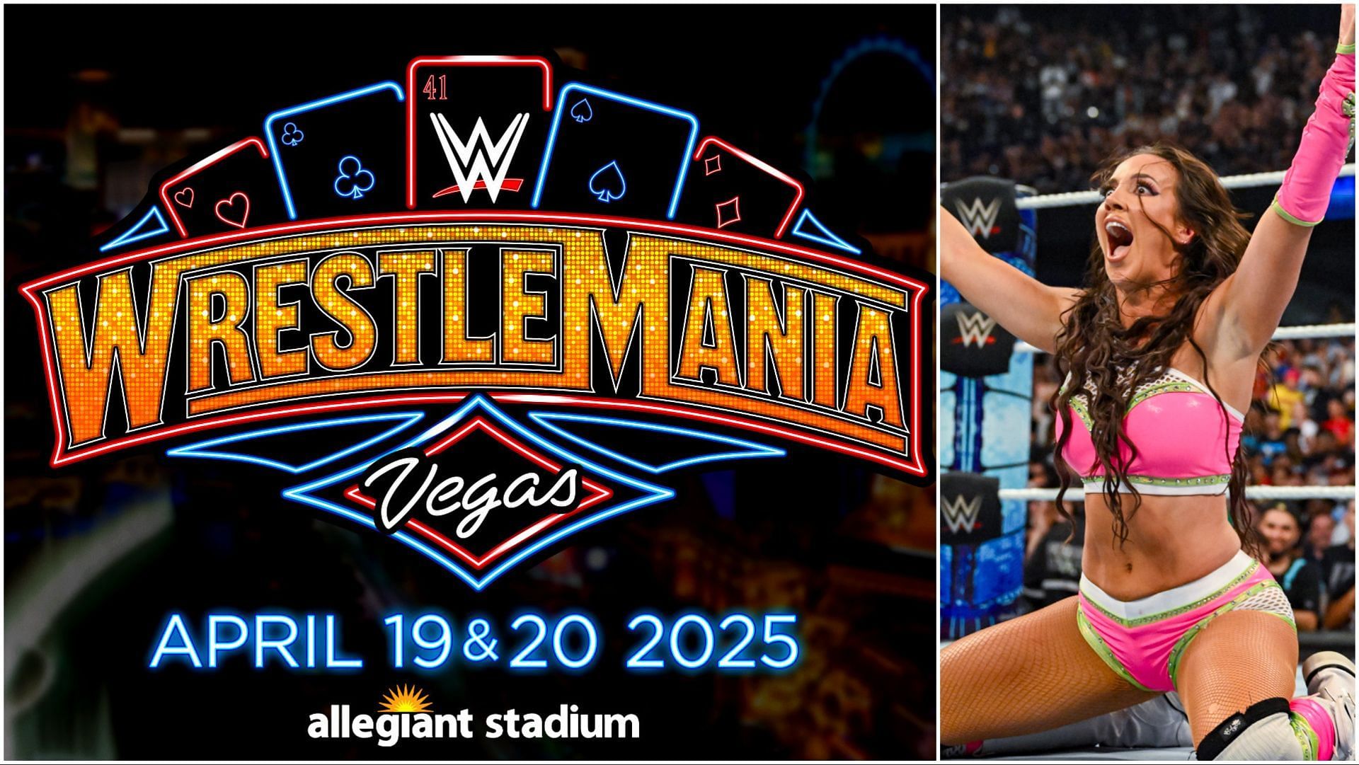 WWE WrestleMania 41 logo, Chelsea Green on WWE SmackDown