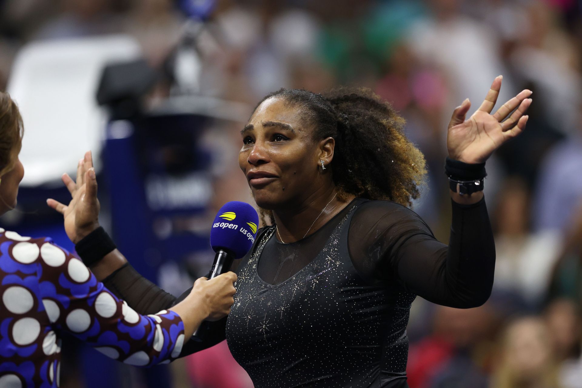 Serena Williams at the 2022 US Open (Source: Getty)