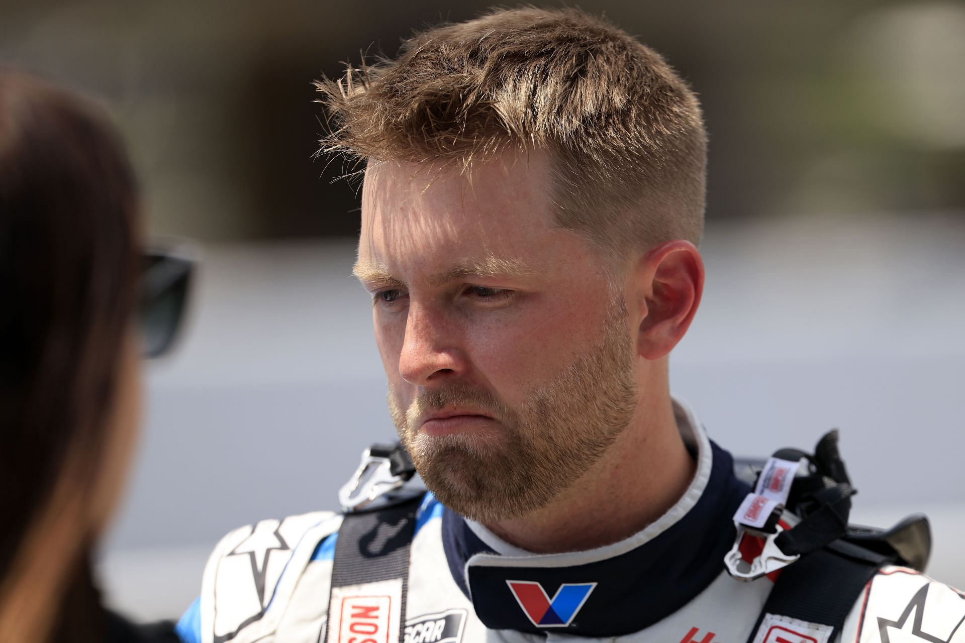 William Byron, driver of the #24 Valvoline Chevrolet, on the grid