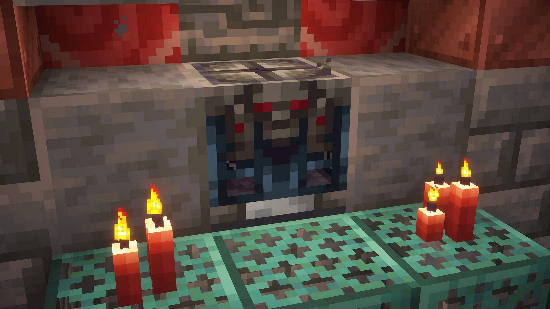 An ominous vault in the trial chambers (Image via Mojang)