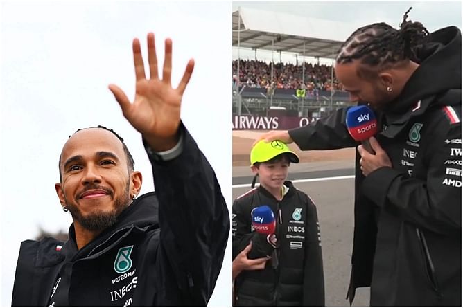 "With you supporting me, I think it's possible": Lewis Hamilton's heartwarming interaction with a young fan