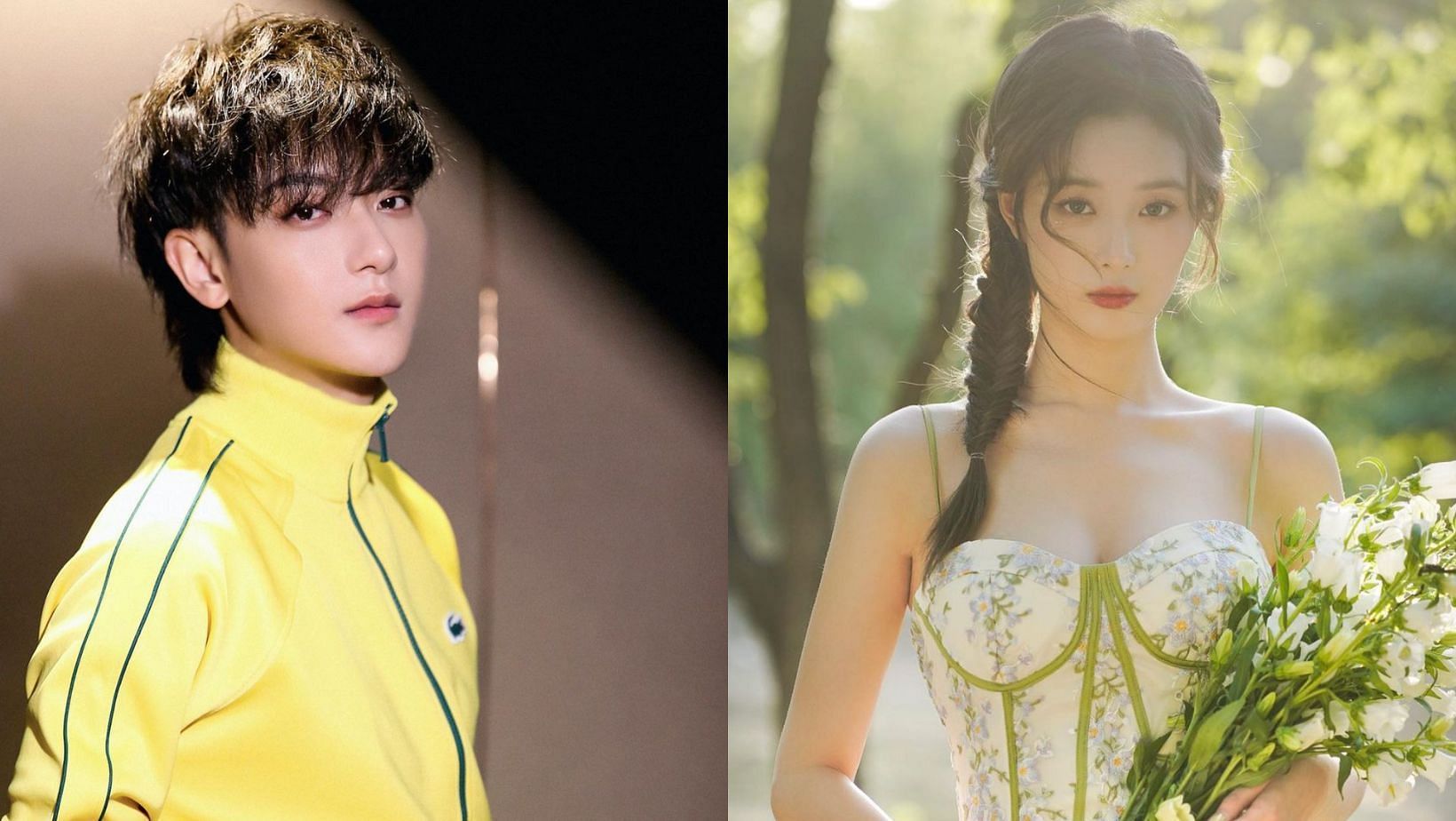 Former EXO member Tao and Xu Yiyang officially announce their relationship via Weibo and TikTok posts. (Images via Instagram/@hztttao and @lt_xuyiyang)