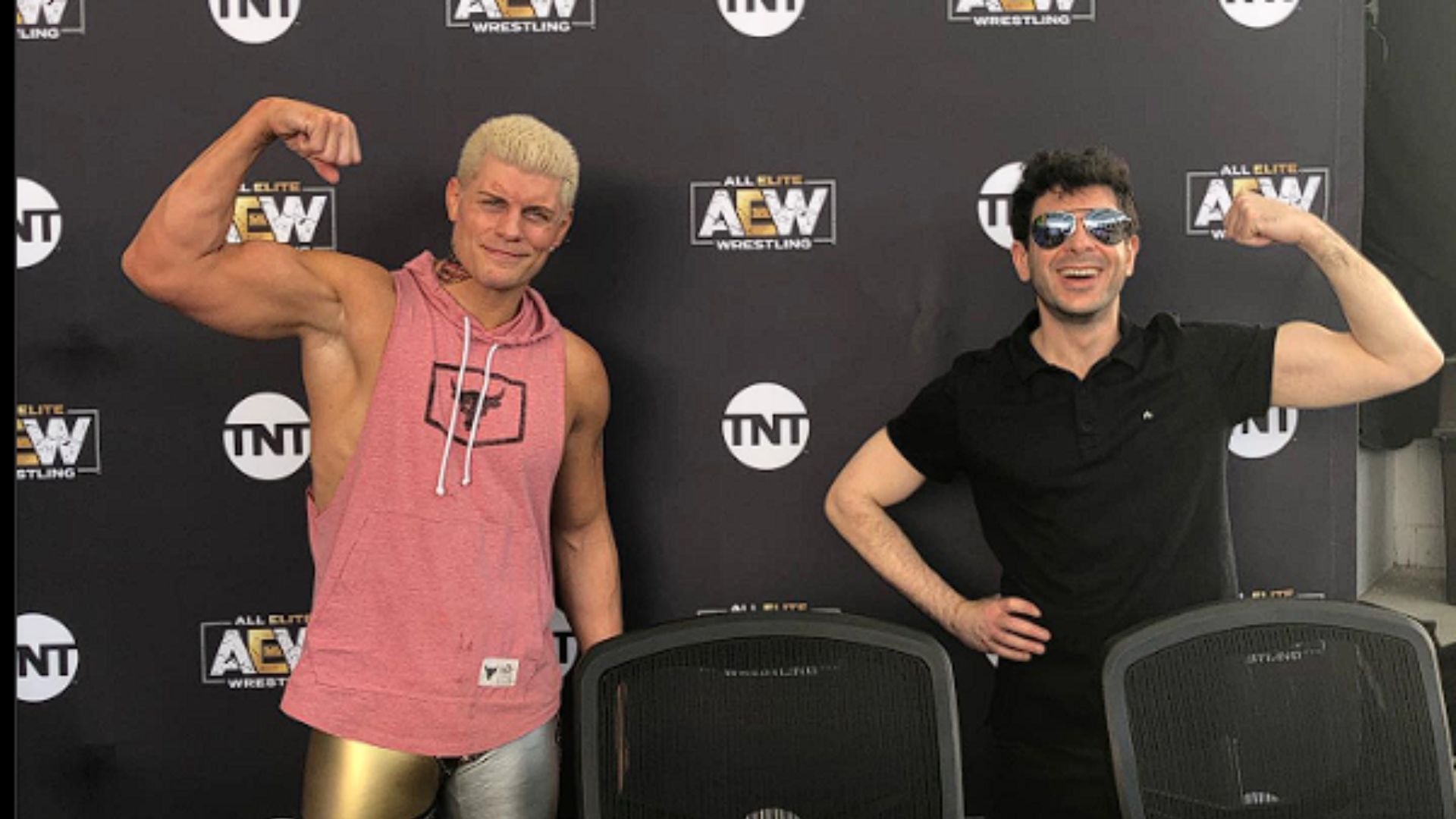 Cody Rhodes was an Excecutive Vice President of AEW and worked alongside Tony Khan [Photo courtesy of WWE