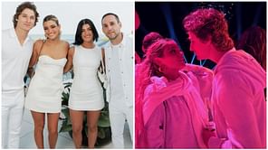 In Photos: Trevor Zegras and girlfriend Dixie D'Amelio stun in matching colors at Michael Rubin's 4th of July party