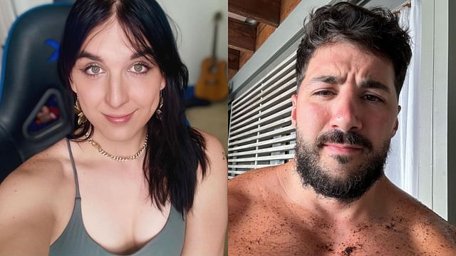 The two content creators have had beef for a while. (Images via Instagram/@kristyson and @nickmercs)