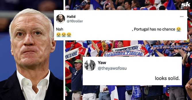 “Portugal has no chance” “Looks solid” - Fans confident as France name trio together in line-up for first time at Euro 2024 ahead of QF clash