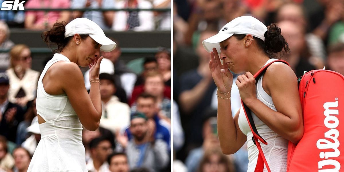 Madison Keys breaks down in tears after injury forces retirement in Wimbledon 4R (Source: Getty)