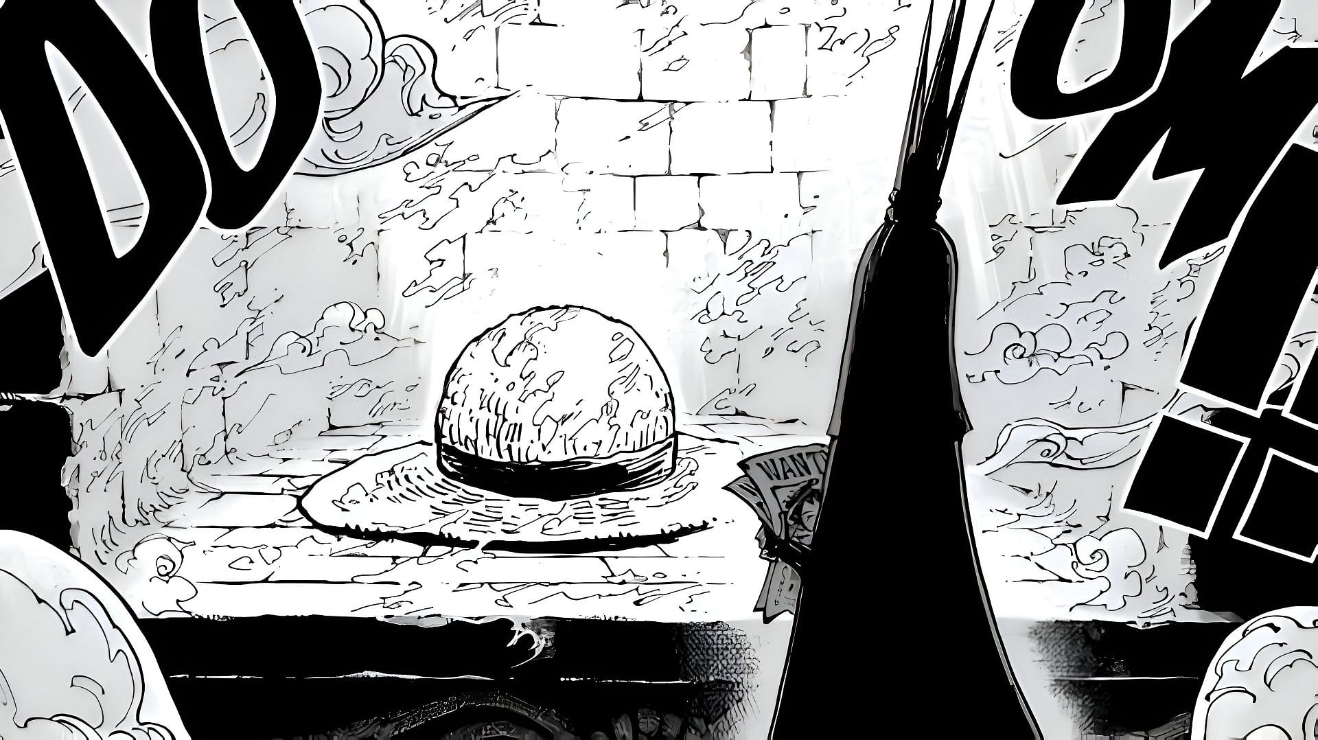 The Giant Straw Hat as seen in the manga (Image via Eiichiro Oda/Shueisha)