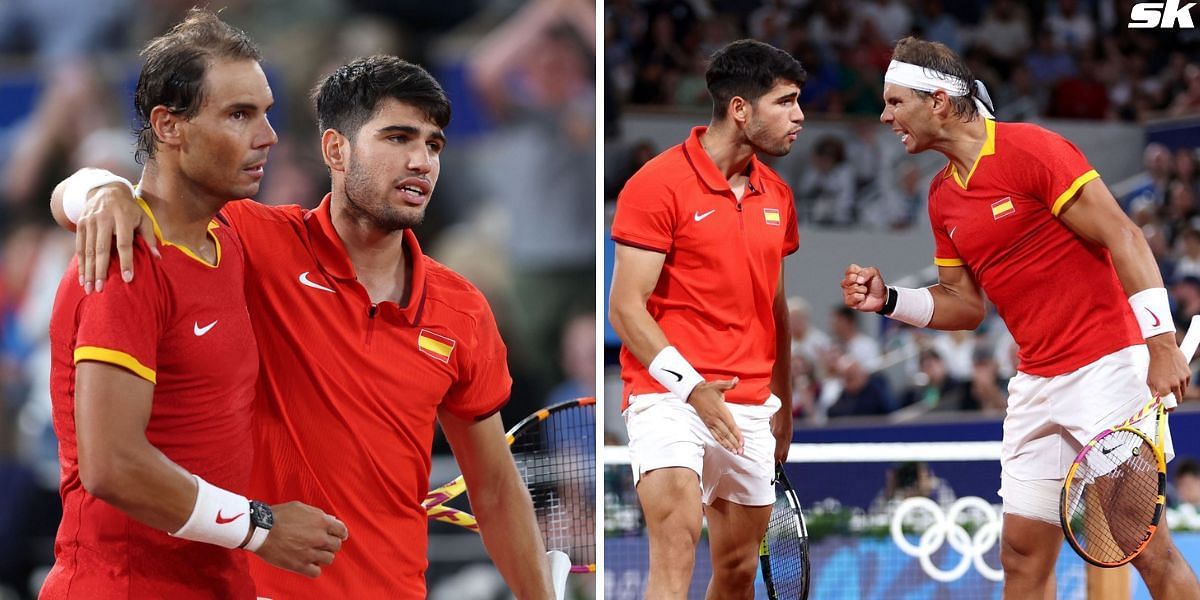 Rafael Nadal and Carlos Alcaraz (Source: Getty)