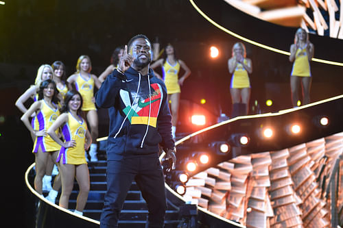 Kevin Hart might be the greatest All-Star Celebrity player ever. [Photo: IMAGN)