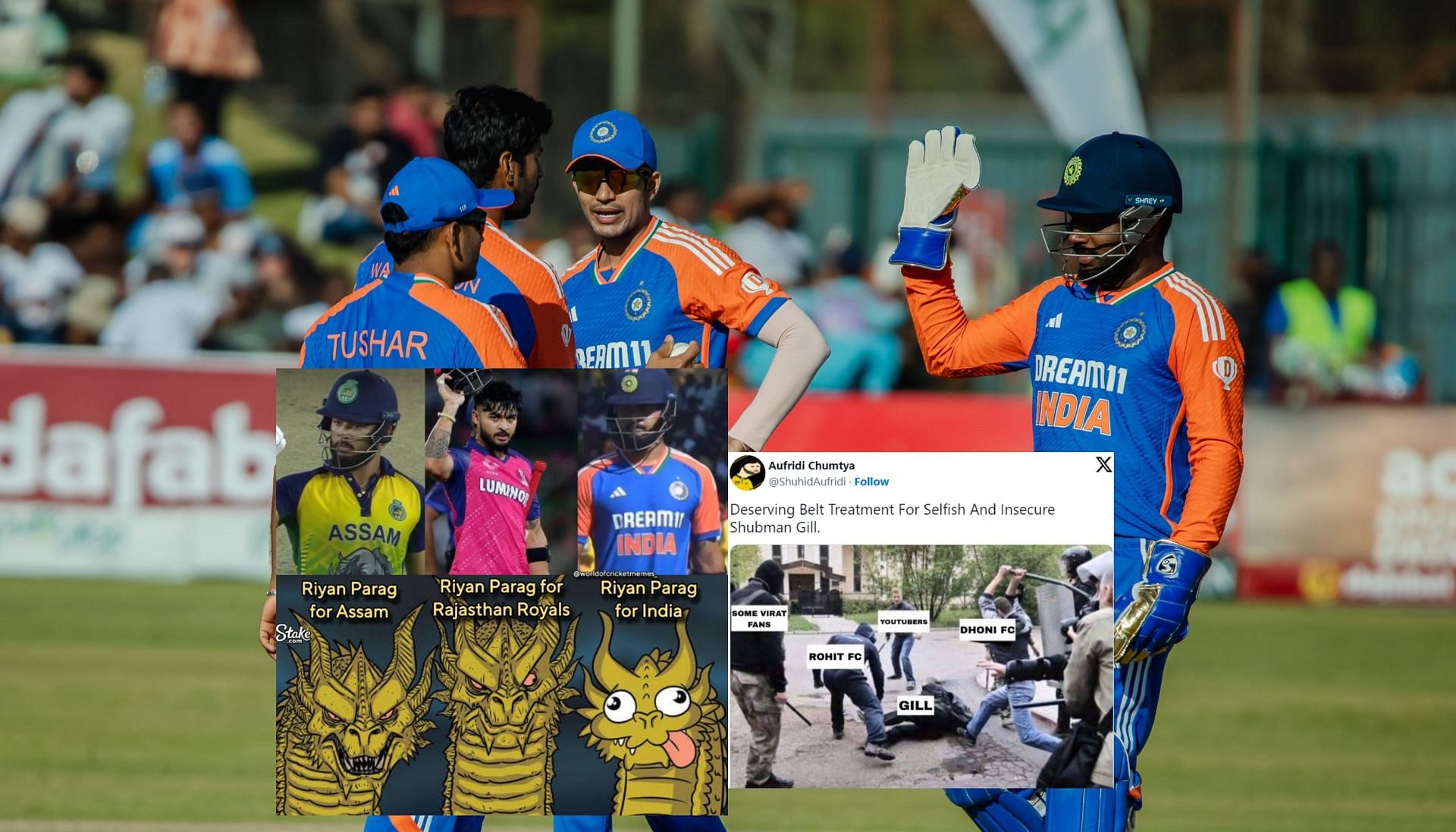 Fans react after India