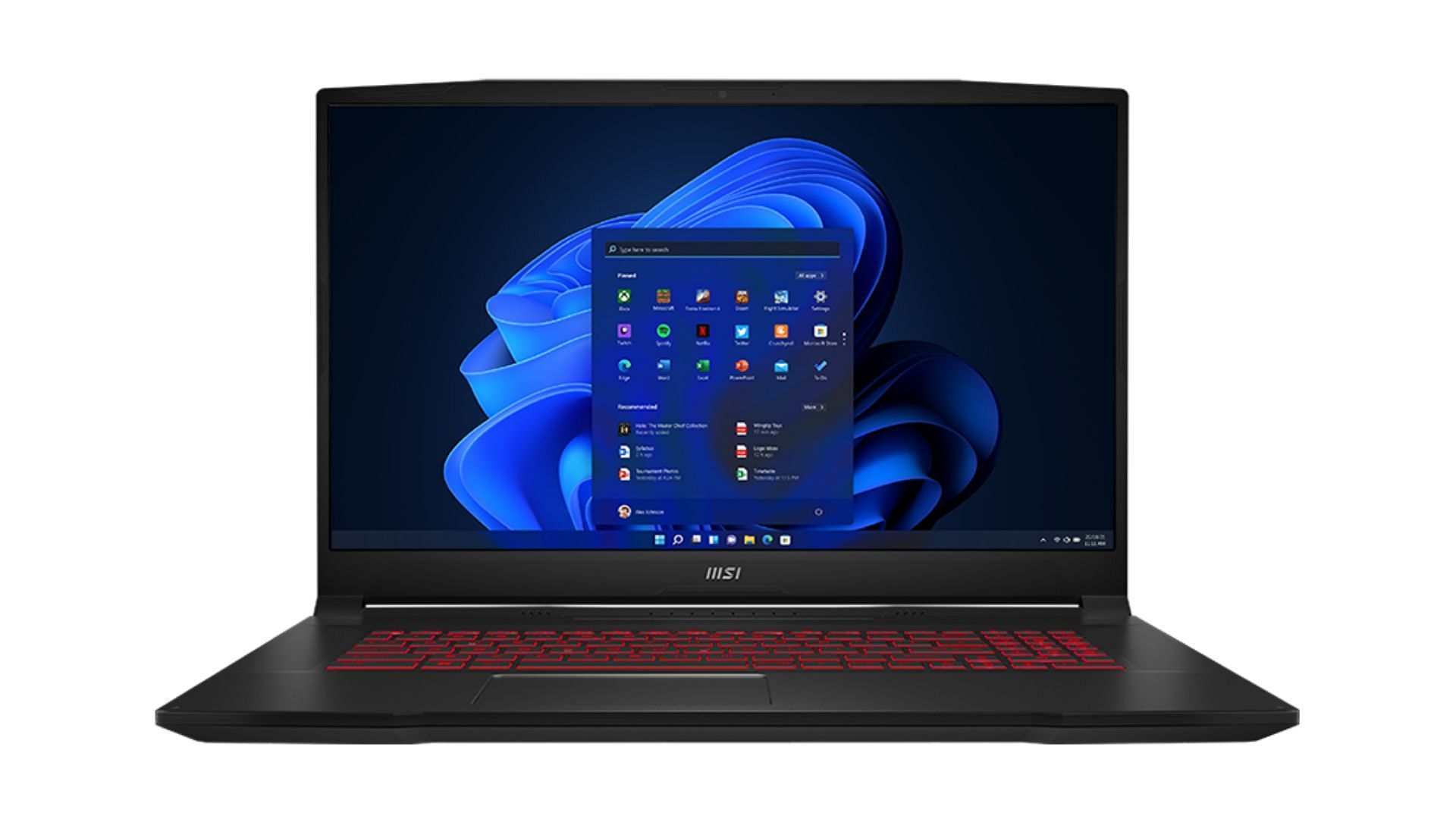 The MSI Katana GF76 is one of the best laptops with a large display (Image via MSI)