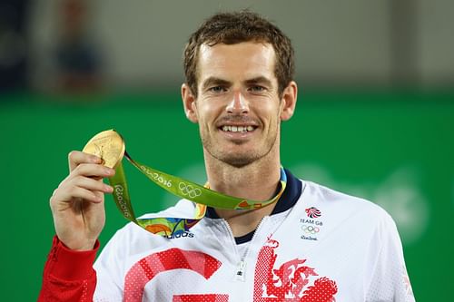 Gold medalist Andy Murray of Great Britain at the Rio 2016 Olympic Games (Picture: Getty)