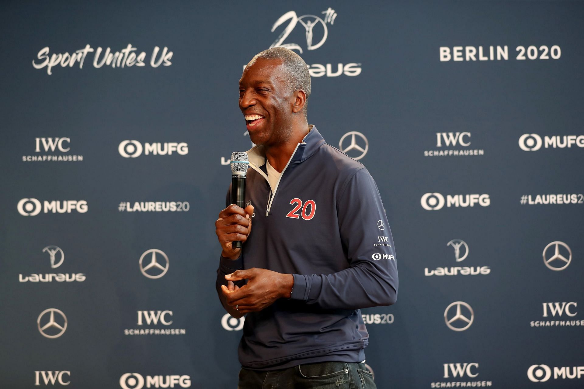 Michael Johnson at the 2020 Laureus World Sports Awards - Berlin