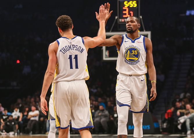 "A Bay Area God": Kevin Durant drops heartfelt reaction to Klay Thompson's emotional farewell message for Warriors
