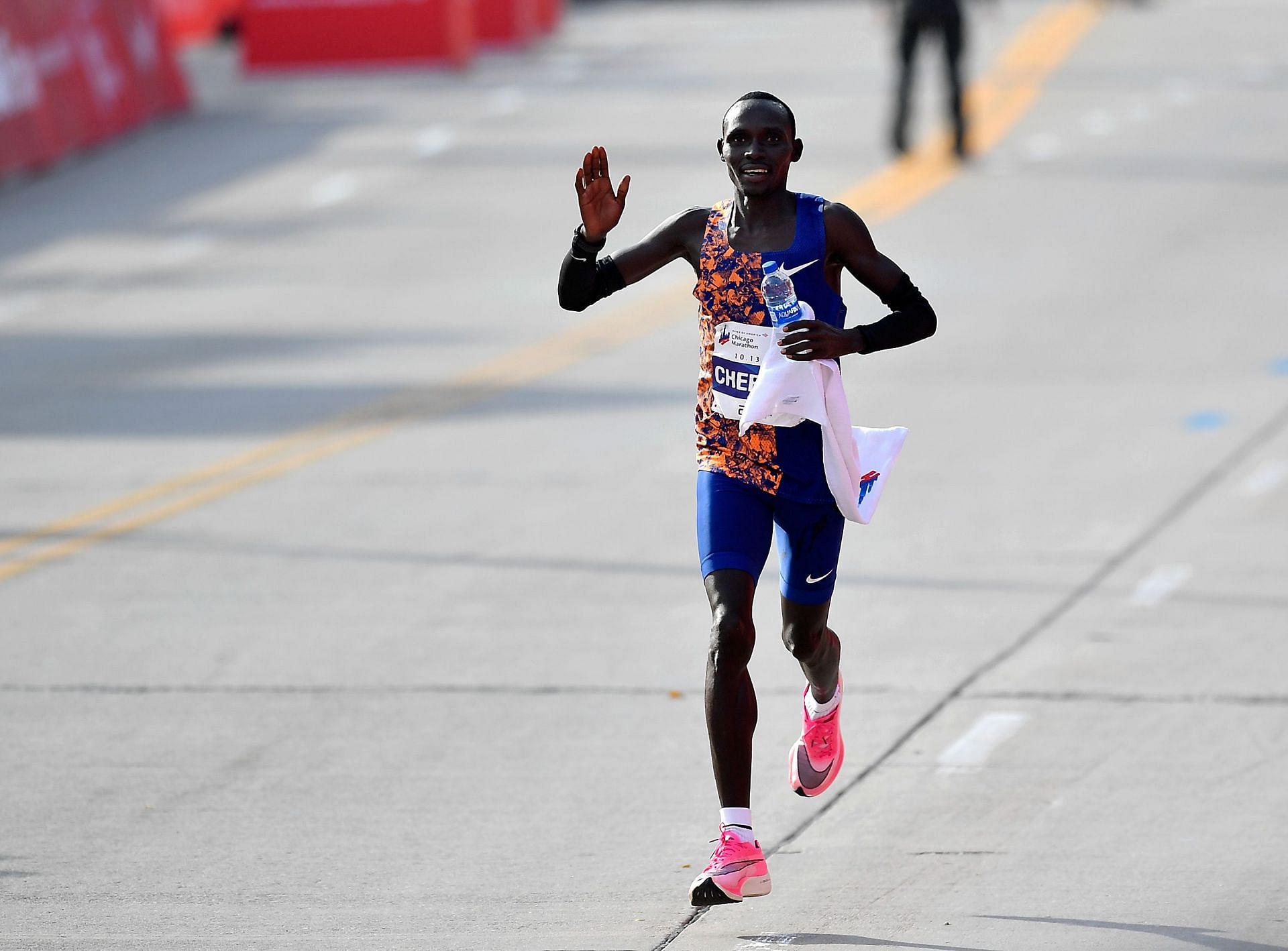 Lawrence Cherono was suspended one day before he was scheduled to run the marathon at the 2022 World Athletics Championships (IMAGE: GETTY)